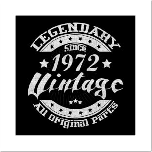 Legendary Since 1972. Vintage All Original Parts Posters and Art